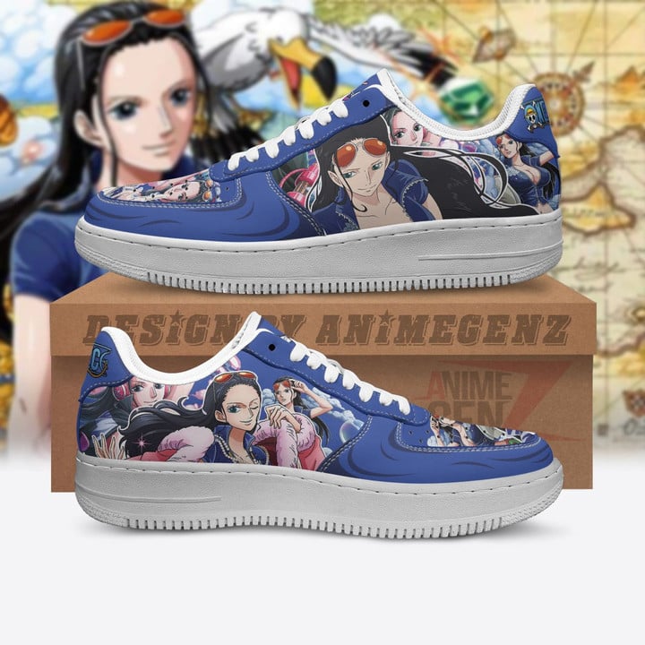 One Piece Nico Robin Air Sneakers Custom Anime Shoes