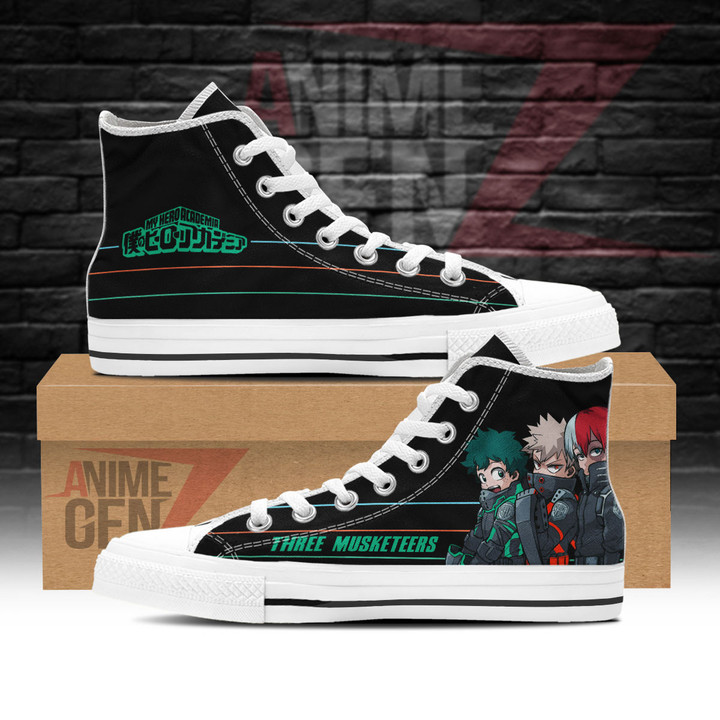 BNHA Three Musketeers High Top Shoes Custom Anime Shoes