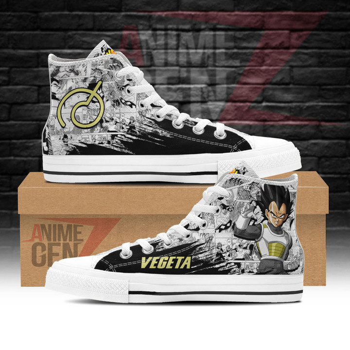 Dragon Ball Vegeta Fukkatsu High Top Shoes Custom Anime Sneakers