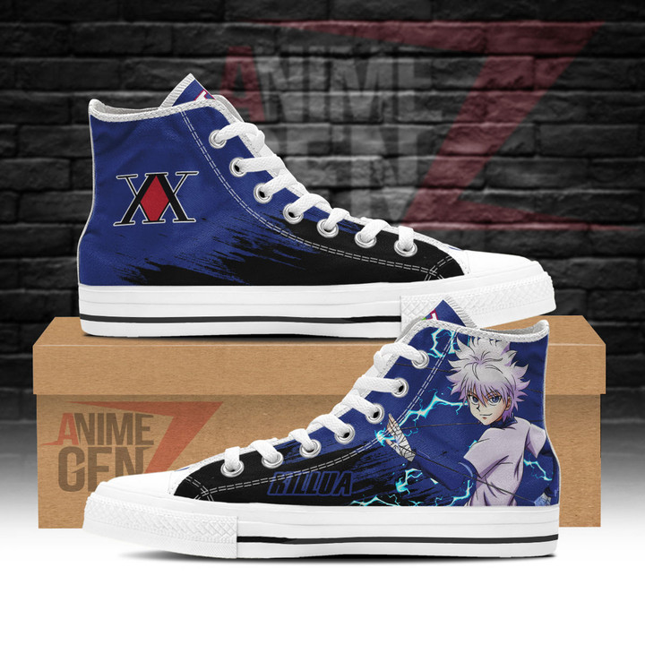 Hunter x Hunter Zoldyck Killua High Top Shoes Custom Anime Shoes