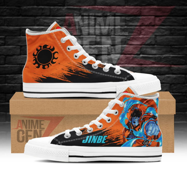 One Piece Jinbe High Top Shoes Custom Anime Sneakers