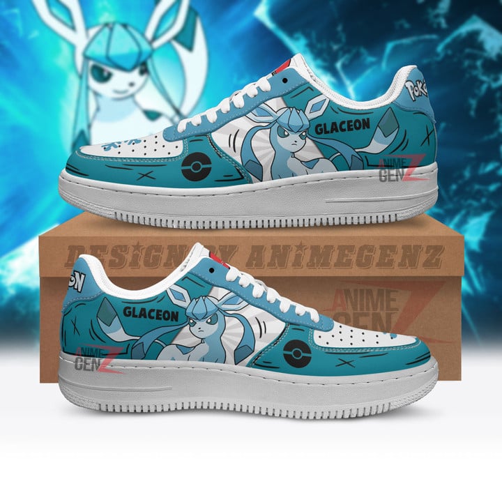 Pokemon Glaceon Air Sneakers Custom Anime Shoes