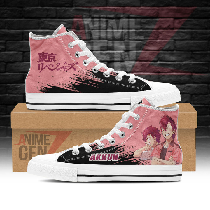 Tokyo Revengers Akkun High Top Shoes Custom Anime Shoes