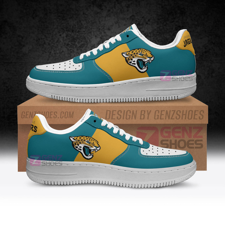 Jacksonville Jaguars Air Sneakers NFL Custom Sports Shoes
