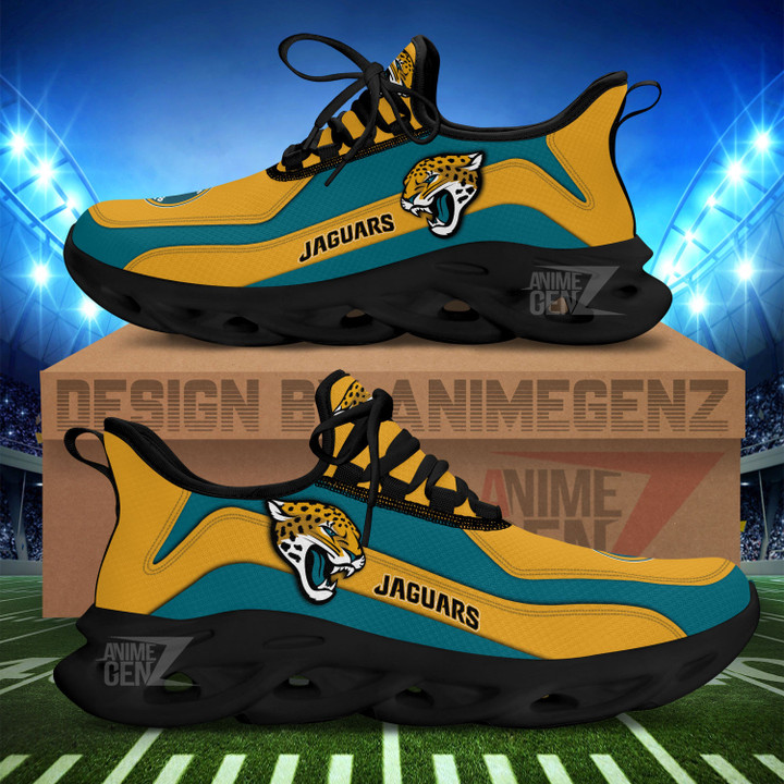 Jacksonville Jaguars Clunky Sneakers NFL Custom Sport Shoes