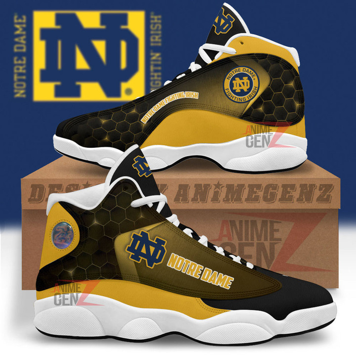 Notre Dame Fighting Irish Air Jordan 13 Sneakers NFL Custom Sport Shoes