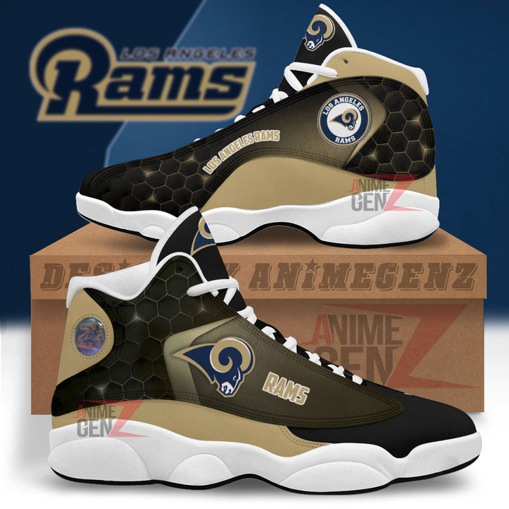 Los Angeles Rams Air Jordan 13 Sneakers NFL Custom Sport Shoes
