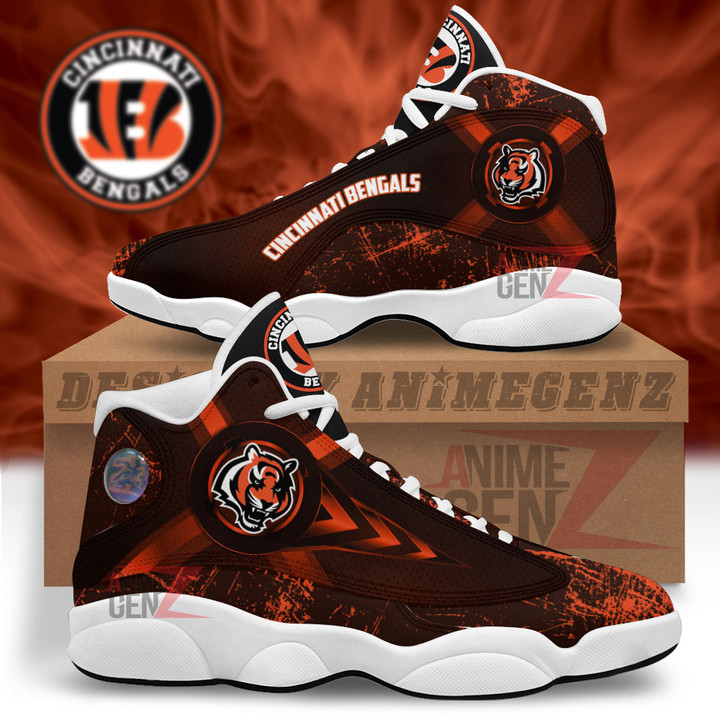Cincinnati Bengals Air Jordan Sneakers 13 NFL Custom Sport Shoes