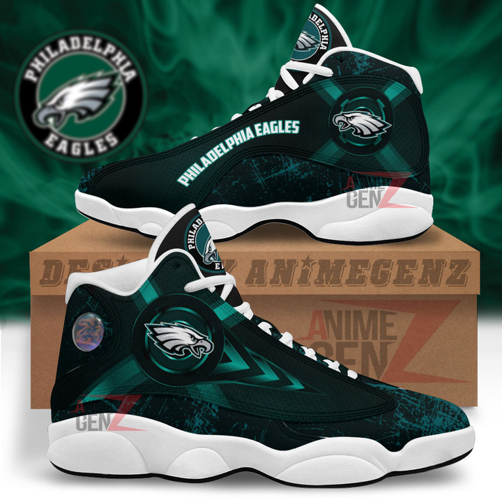 Philadelphia Eagles Air Jordan Sneakers 13 NFL Custom Sport Shoes