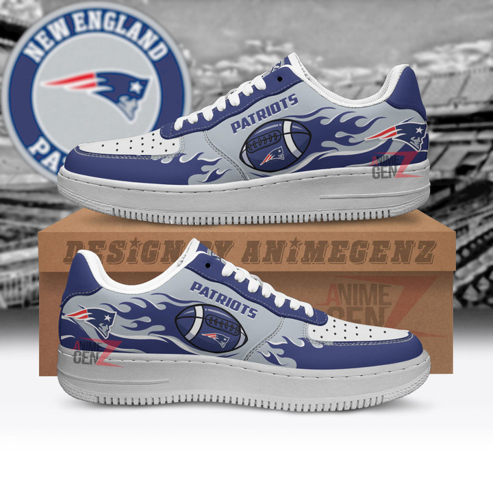 New England Patriots Air Sneakers NFL Custom Sports Shoes