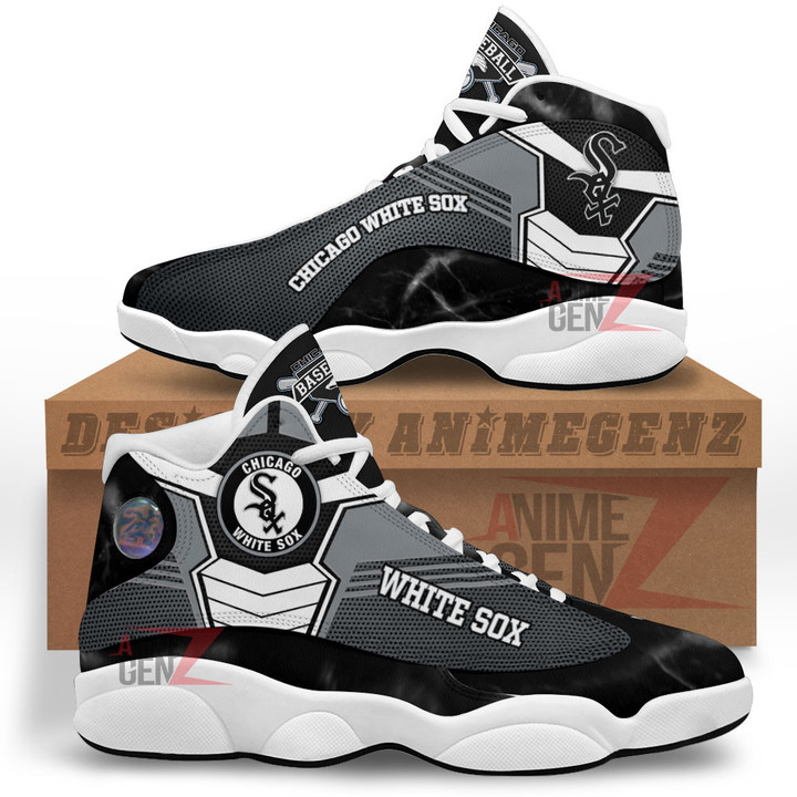 Chicago White Sox Air Jordan 13 Sneakers MLB Baseball Custom Sports Shoes