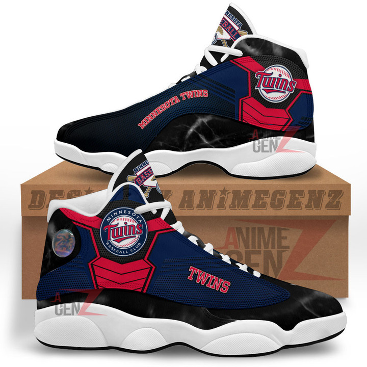 Minnesota Twins Air Jordan 13 Sneakers MLB Baseball Custom Sports Shoes