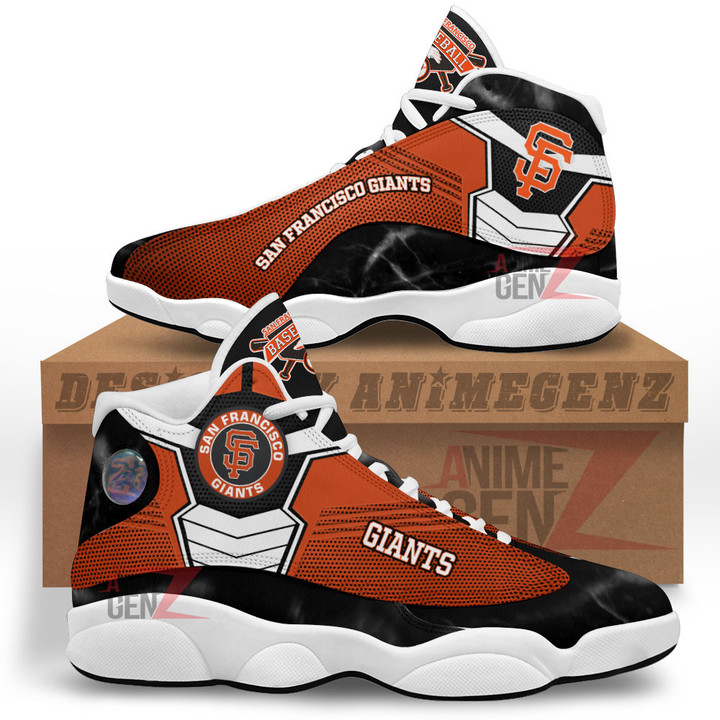 San Francisco Giants Air Jordan 13 Sneakers MLB Baseball Custom Sports Shoes