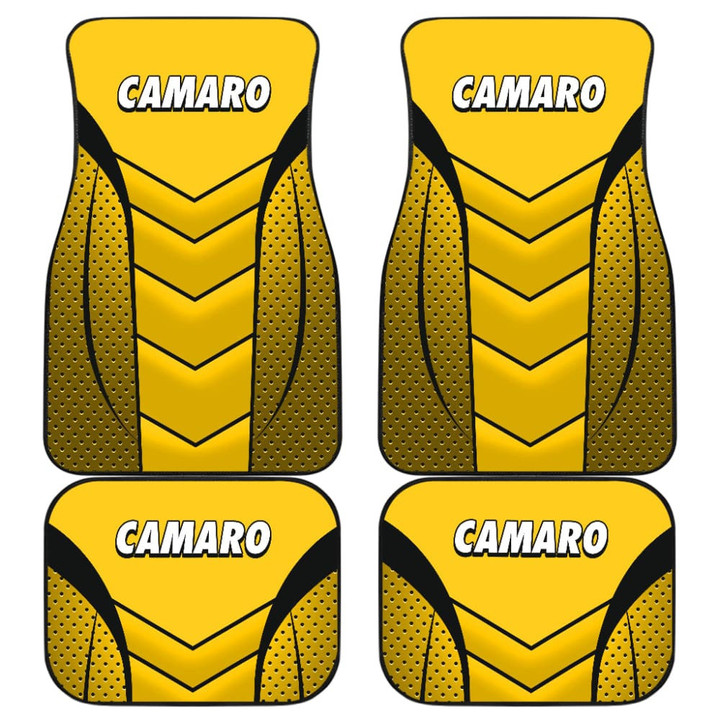 Camaro Yellow Car Floor Mats