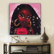African American Canvas Art Pretty Black Girl African Canvas Afrocentric Living Room Ideas BPS74993