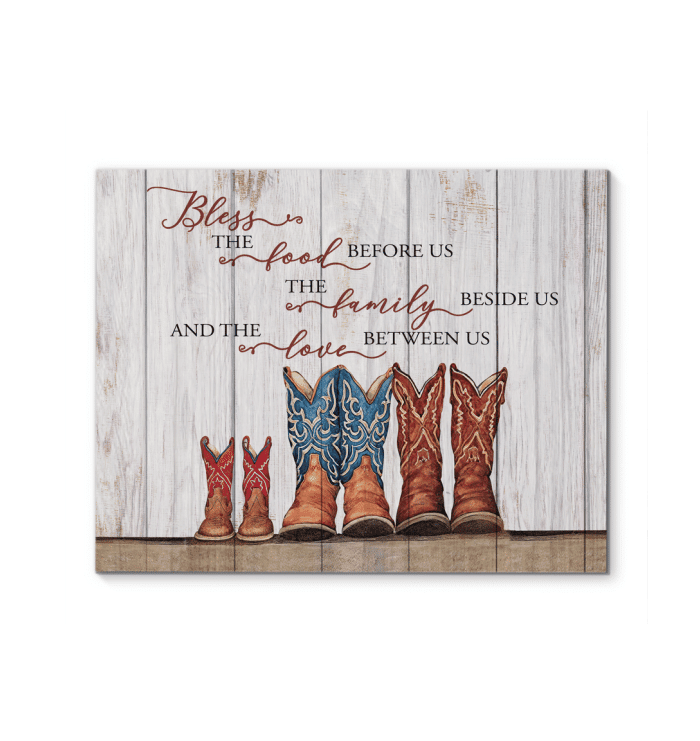 Country - Bless The Love Between Us - Canvas Wall Art