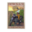 biker canvas everything will kill you