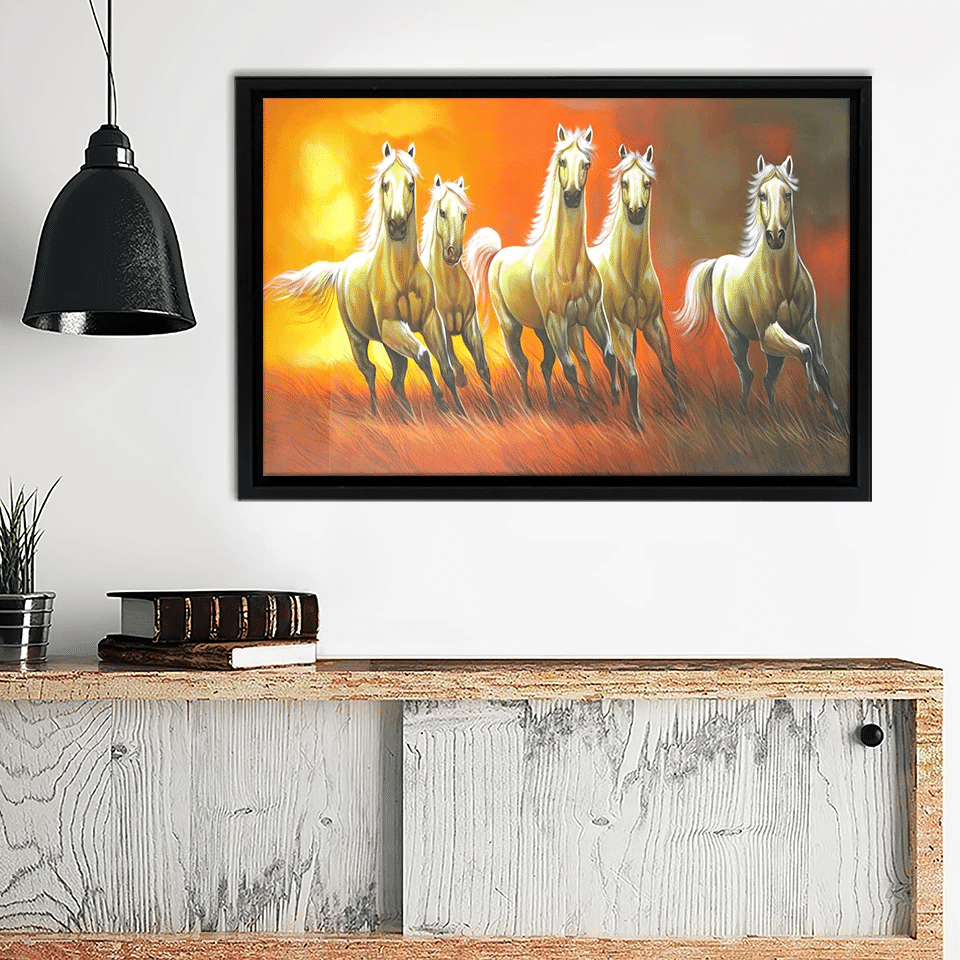 Good Luck Horses Rajmer - Canvas Wall Art, Canvas Print, Framed Canvas, Painting Canvas