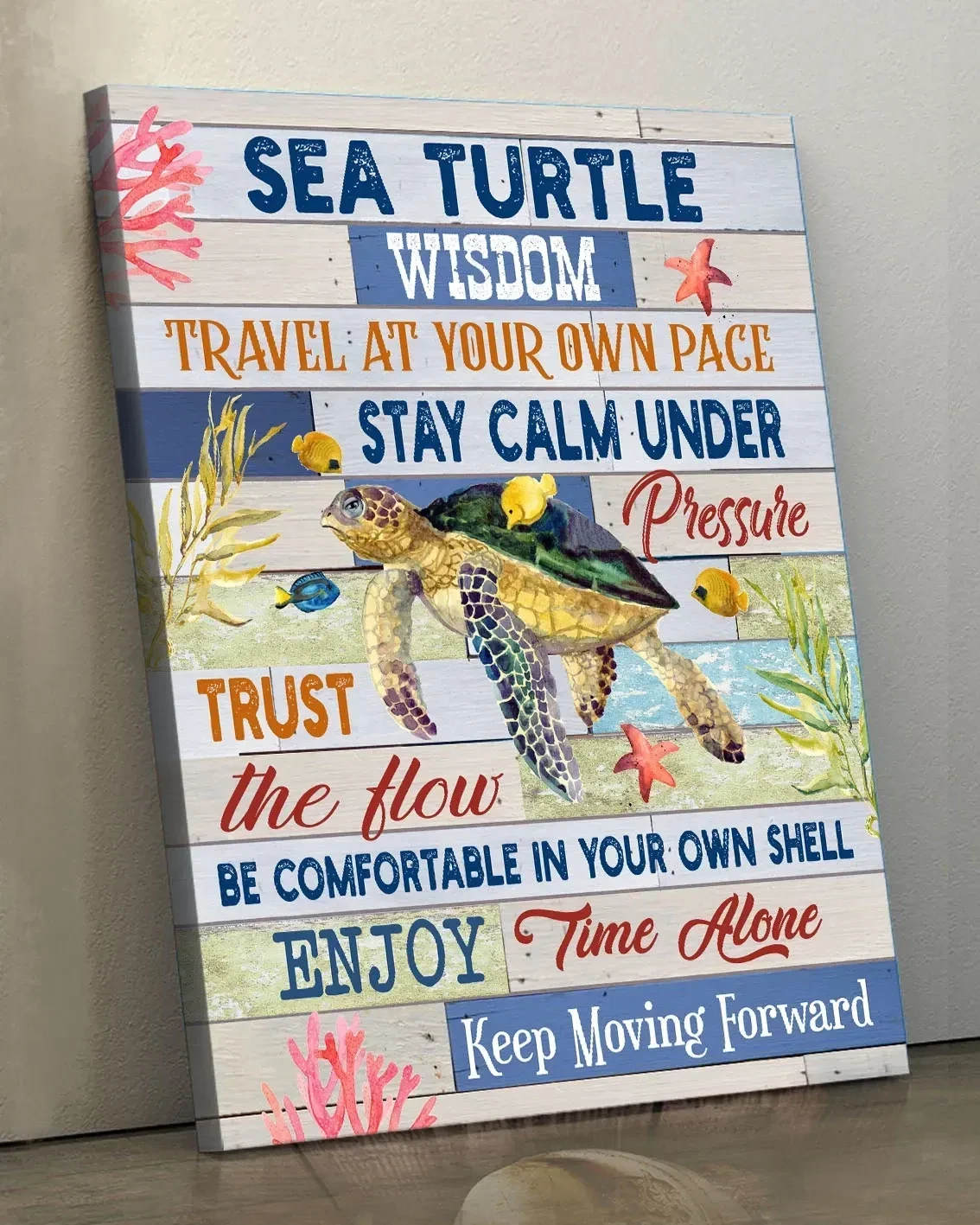 Canvas - Turtle - Sea Turtle Wisdom