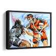 Rencontre De Rugby Painting Canvas Wall Art - Canvas Print, Framed Canvas, Painting Canvas