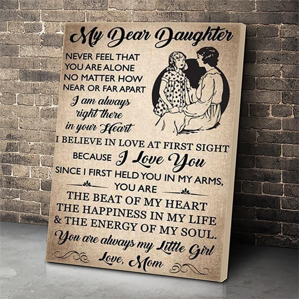 My Dream Dauther Canvas Prints Wall Art Matte Canvas