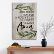 And thank you for a house full of people I love canvas wall art