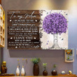 I Am Because You Are Lanscape Canvas, Mother s Day Greetings, Mother s Day Gift From Daughter To Mom
