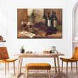 Vintage Red Wine Canvas Wall Art