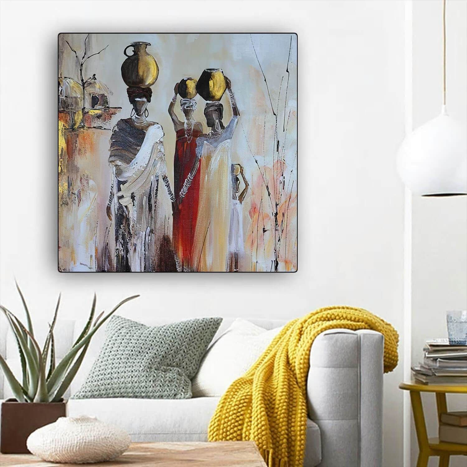 African American Wall Art Beautiful African American Girl Black History Canvas Art Afrocentric Decorating Ideas BPS67017