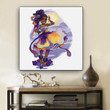 Black History Art Pretty Black Afro Girls Abstract African Wall Art Afrocentric Home Decor BPS63565