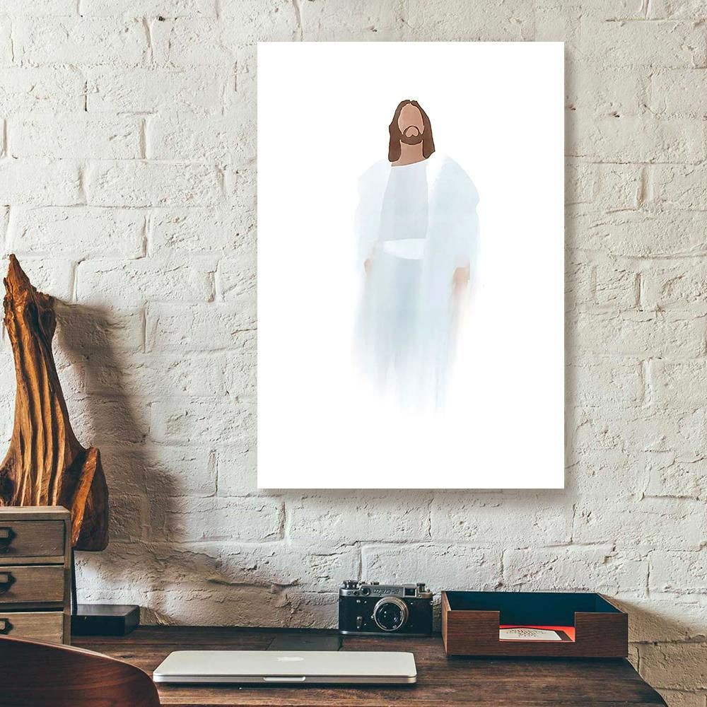Resurrected Jesus Christian Vertical Canvas