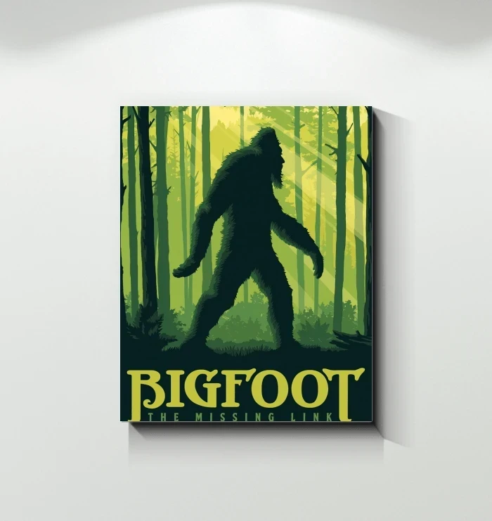 Bigfoot The Missing Link Canvas Prints