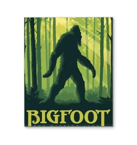 Bigfoot The Missing Link Canvas Prints