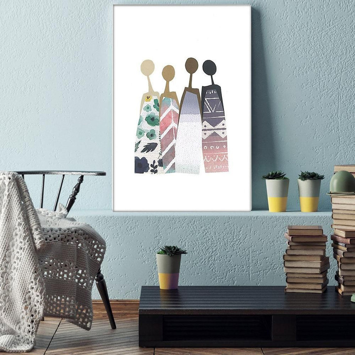 Black African American Best Canvas Prints Modern African Poster Print Black Girl Pride Black Men Bedroom Pretty Ready To Hang Canvas Wall Art Decor