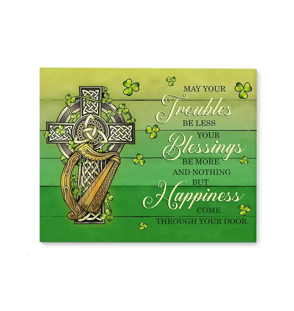 Saint Patrick's Day Gift Irish Blessing 1 Canvas