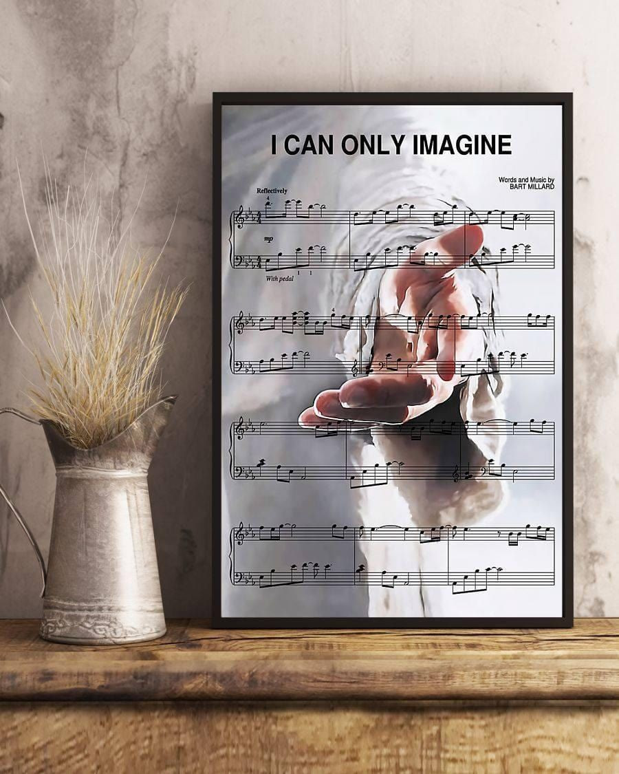 Give Me Your Hand Music Sheet Horizontal Canvas Prints #V