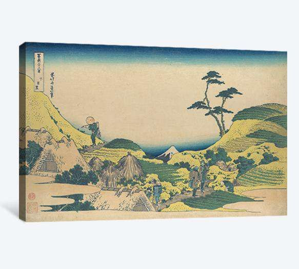 Katsushika Hokusai, Lower Meguro - Canvas Print