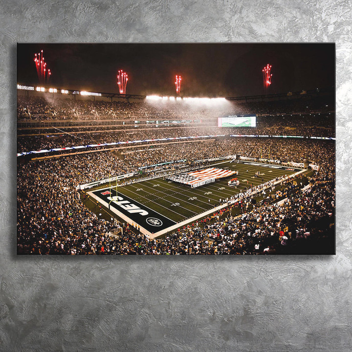 New York Jets MetLife Stadium American Football Stadium Canvas Prints Wall Art Decor