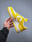 Lv X Nike Air Force 1 07 Low Yellow White Running Shoes DM0970-101