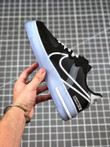 Nike Air Force 1 React Qs Light Bone Black Blue White Shoes CQ8879-103