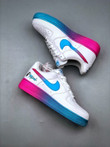 Nike Air Force 1 07 Low White Blue Rose Red 315122-116