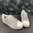 Adidas Originals Superstar Suede Light Grey Cloud White BS0911