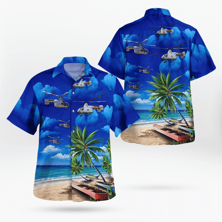 Kaman HH-43 Huskie Hawaiian Shirt NLMP2107BG09
