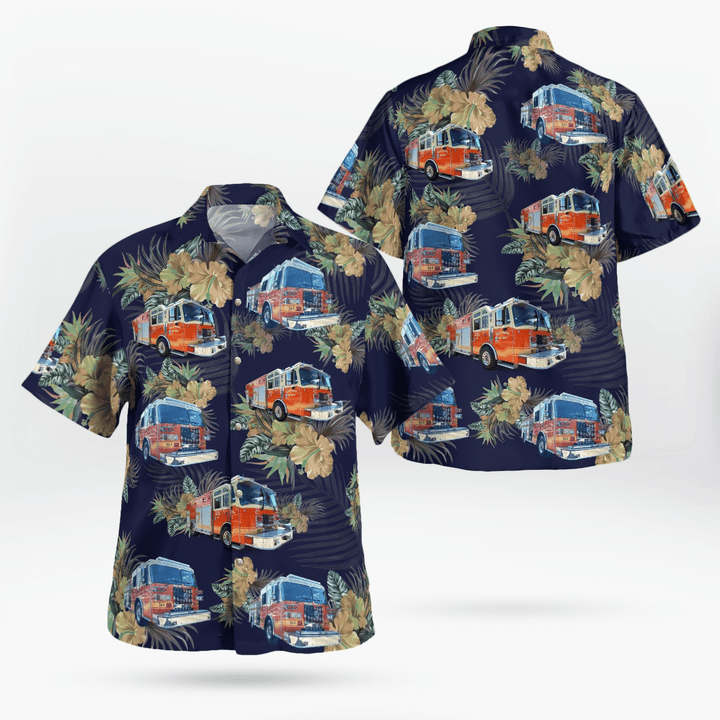 Belle Valley FD, Erie, Pennsylvania Hawaiian Shirt NLSI2207BG13