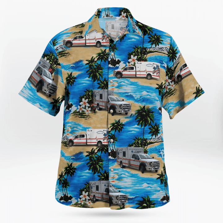 Woodward County EMS, Woodward, Oklahoma Hawaiian Shirt NLMP2607BG09