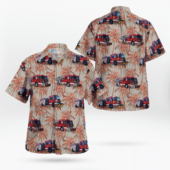 Cheektowaga, New York, Doyle Hose Co. No. 1 Hawaiian Shirt TRHH0608BG11