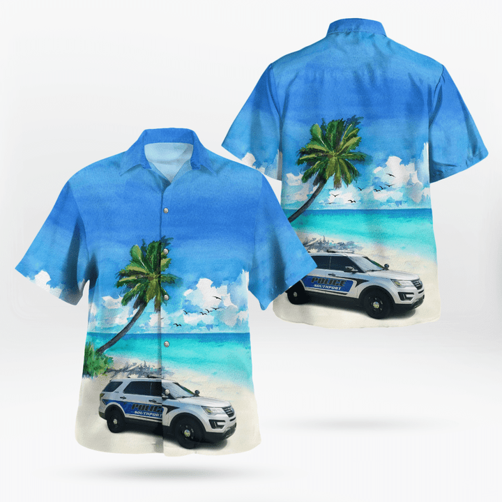 Southport, North Carolina, Southport Police Department Hawaiian Shirt TRMP1008BG05