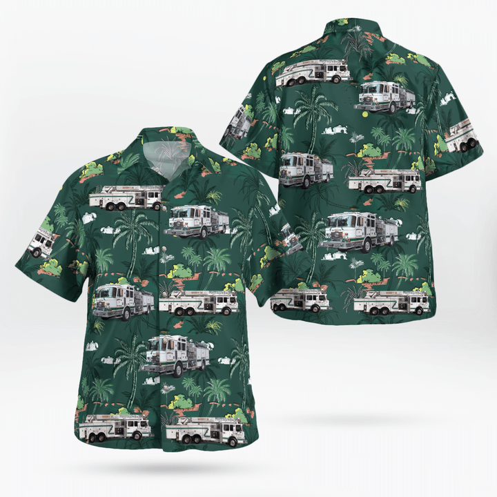 Rostraver Township Vfd Webster, Webster, Pennsylvania Hawaiian Shirt NLSI1808BG11