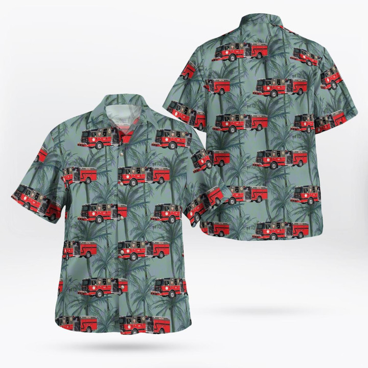 Yaphank Fire Department, Yaphank, New York Hawaiian Shirt NLTD0809BG01