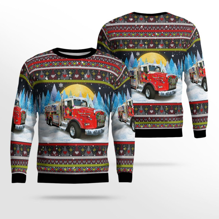 Goldsboro, Pennsylvania, Goldsboro Fire Company AOP Ugly Sweater DLMP0211BG01